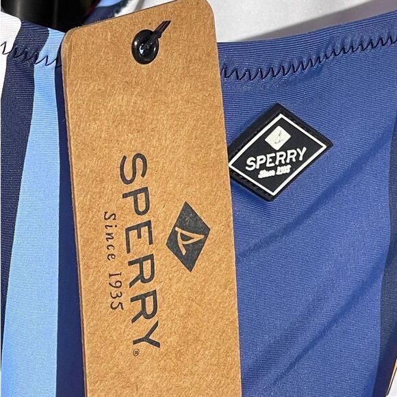 Sperry One Piece Red Blue Yellow Black White V Neckline Size XL - Picture 9 of 12